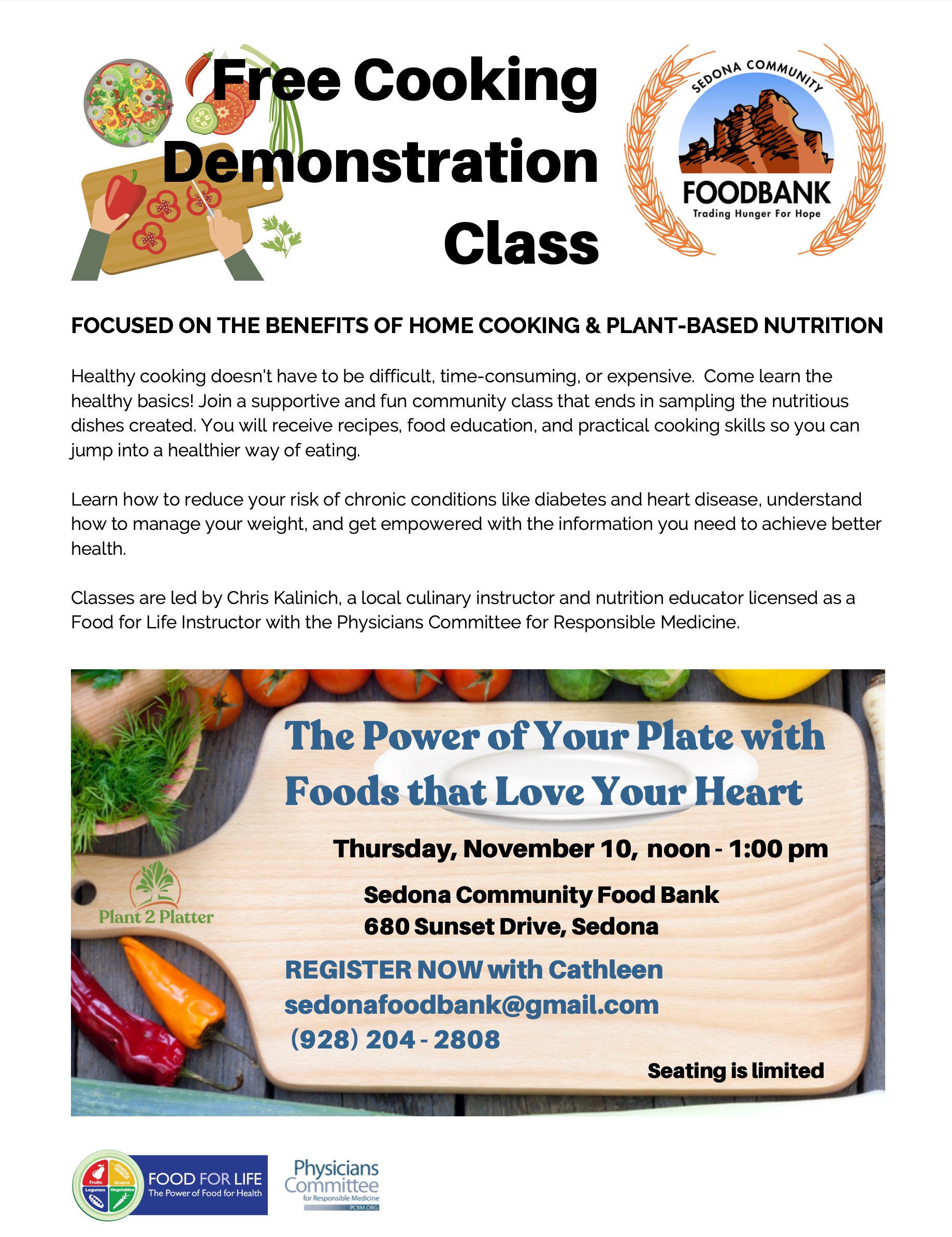 Free Cooking Demo Class